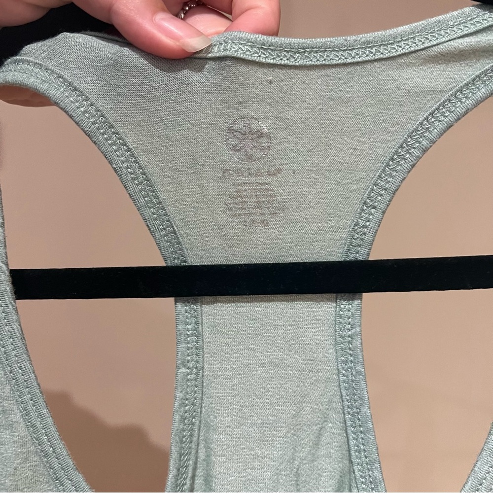GAIAM Teal Racerback Tank Top - Picture 5 of 7